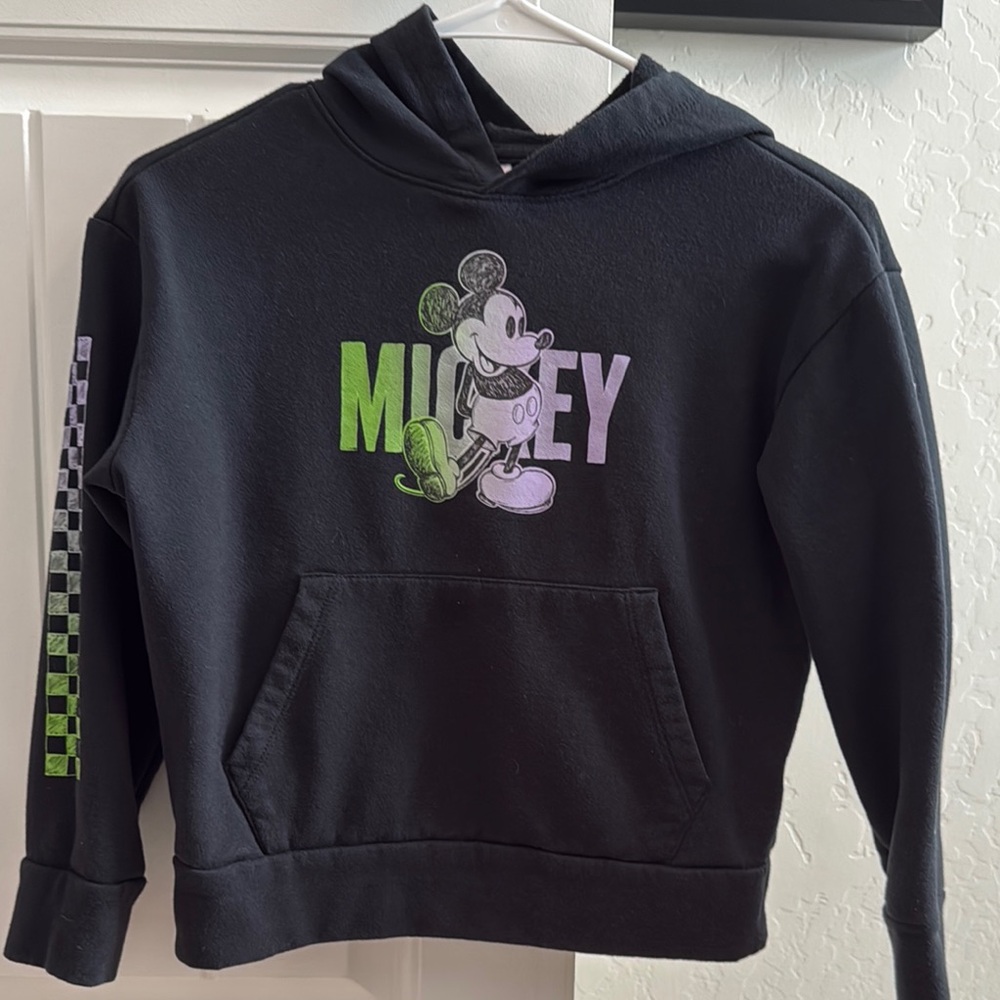 Disney Mickey Mouse Black Hoodie